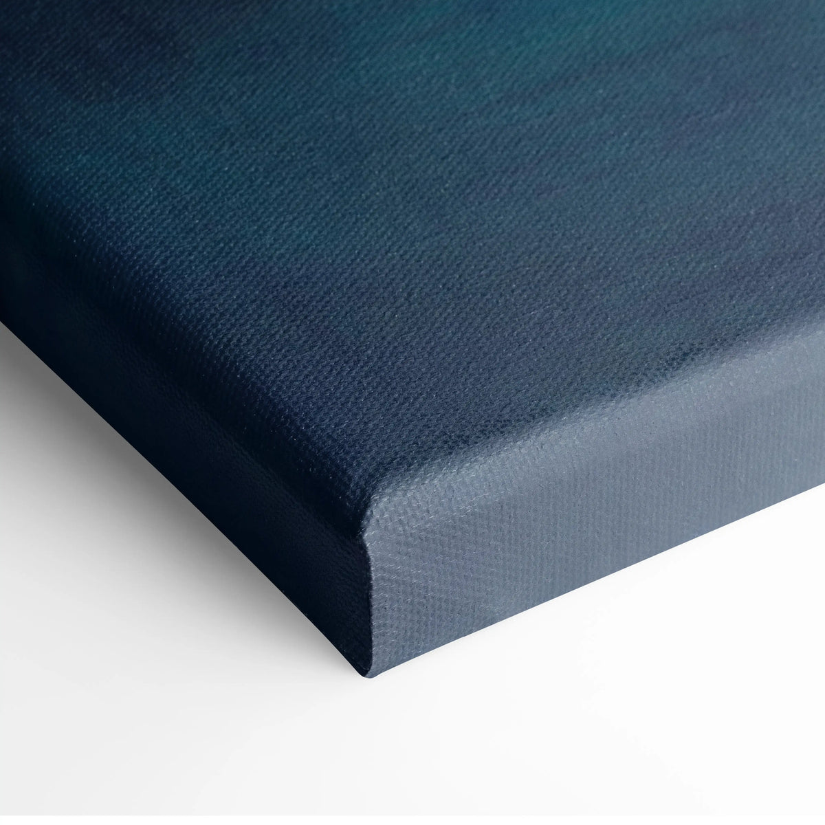 Dark blue canvas with textured woven surface and raised edges in lamborghini huracán inspired premium wall decor