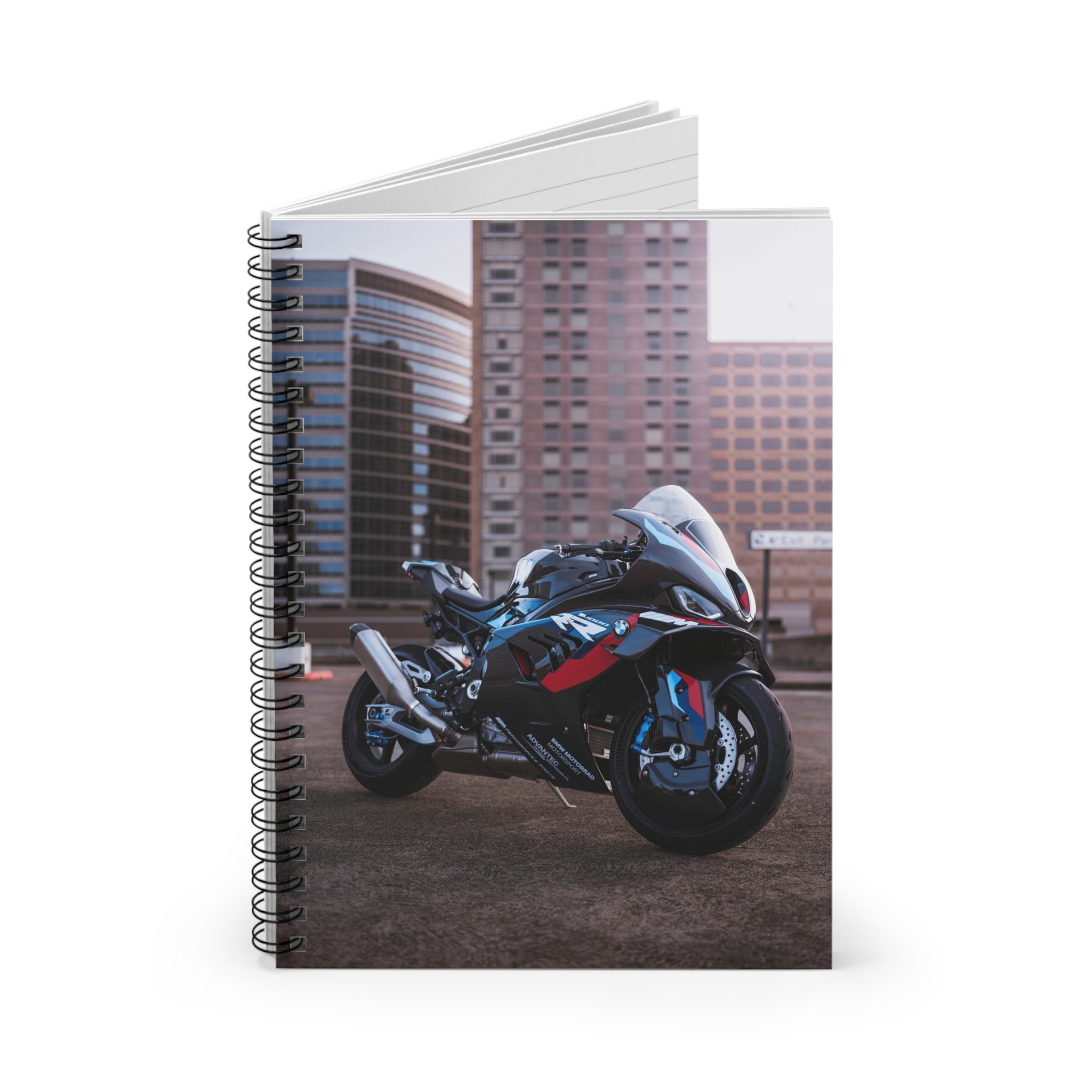 BMW M1000RR Motorcycle Spiral Notebook #009 - Throttle Designs