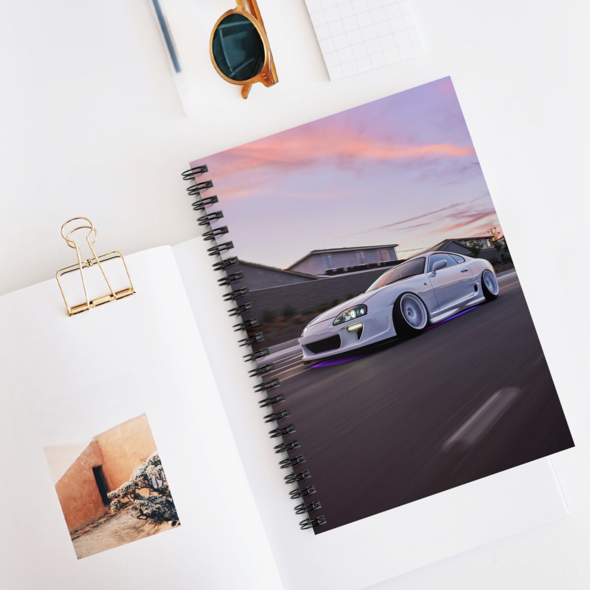 Toyota Supra Mk4 Automotive Spiral Notebook #016 - Throttle Designs