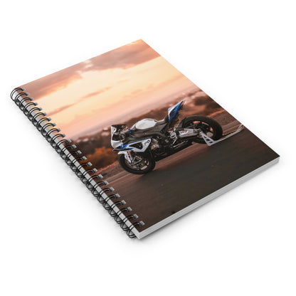 BMW S1000RR HP4 Motorcycle Spiral Notebook #009 - Throttle Designs