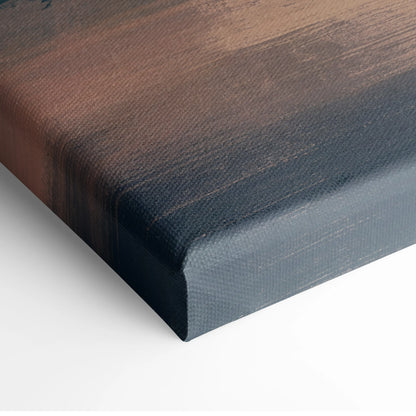 Porsche mission r inspired supercar stretched canvas art with dark brown to black gradient and textured fabric wrap