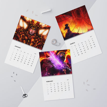 2027 Fantasy Character Calendar – Magical Artwork, Dream Worlds & Epic Fantasy Scenes