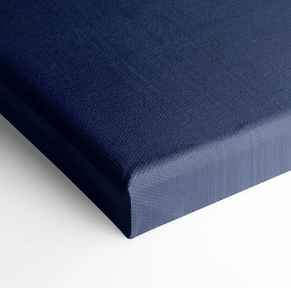 Deep navy blue textured woven canvas with slightly raised edges for mclaren 720s inspired luxury supercar wall art