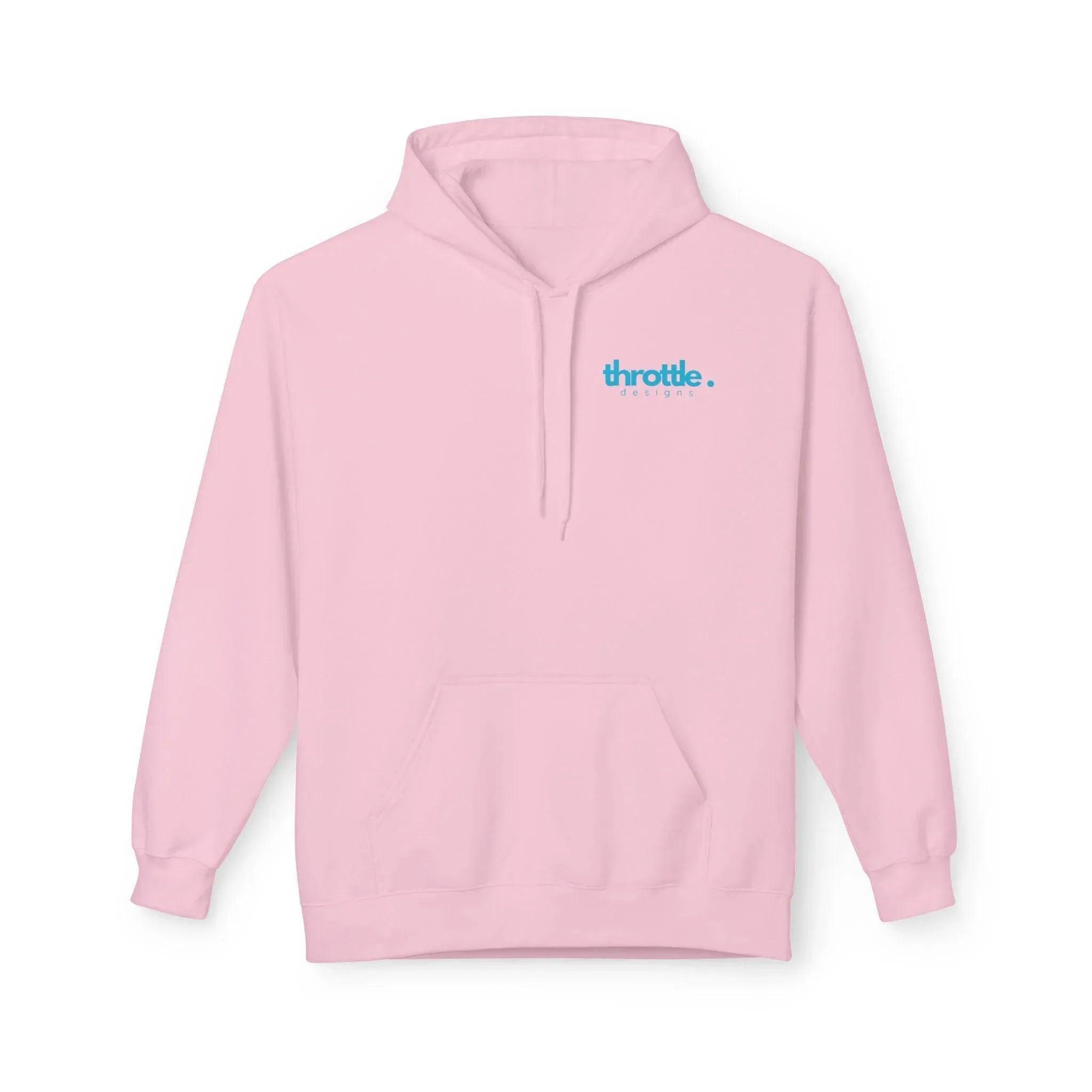 Cozy Retro Palm Tree Sunset Fleece Pullover Hoodie for Ultimate Comfort