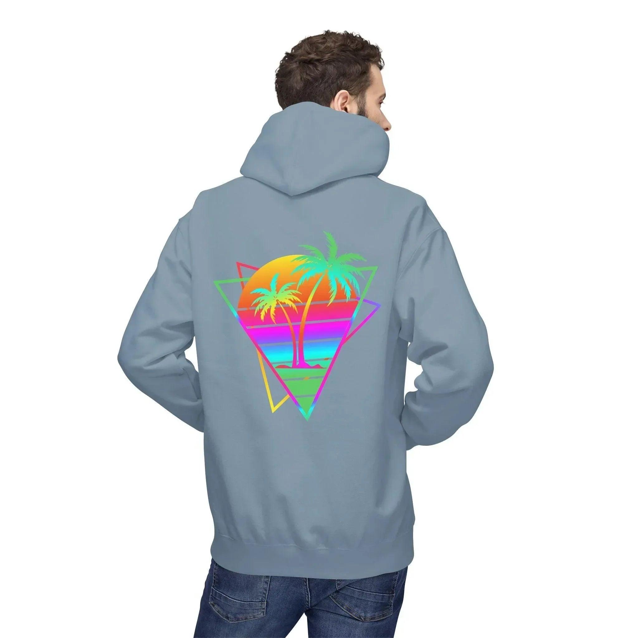 Vaporwave Vintage Fleece Hoodie for Ultimate Comfort and Style