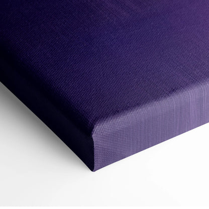 Koenigsegg Jesko inspired car wall art canvas painting print in deep purple with textured woven surface and raised edges