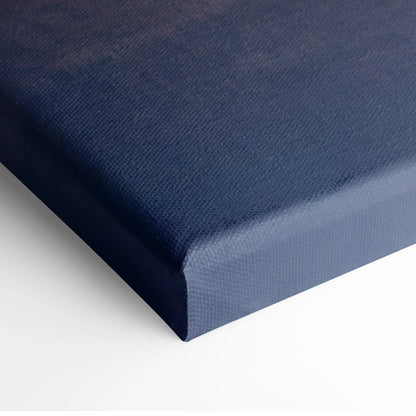 Deep navy canvas print with textured woven surface and raised edges nissan silvia s14 inspired automotive wall art