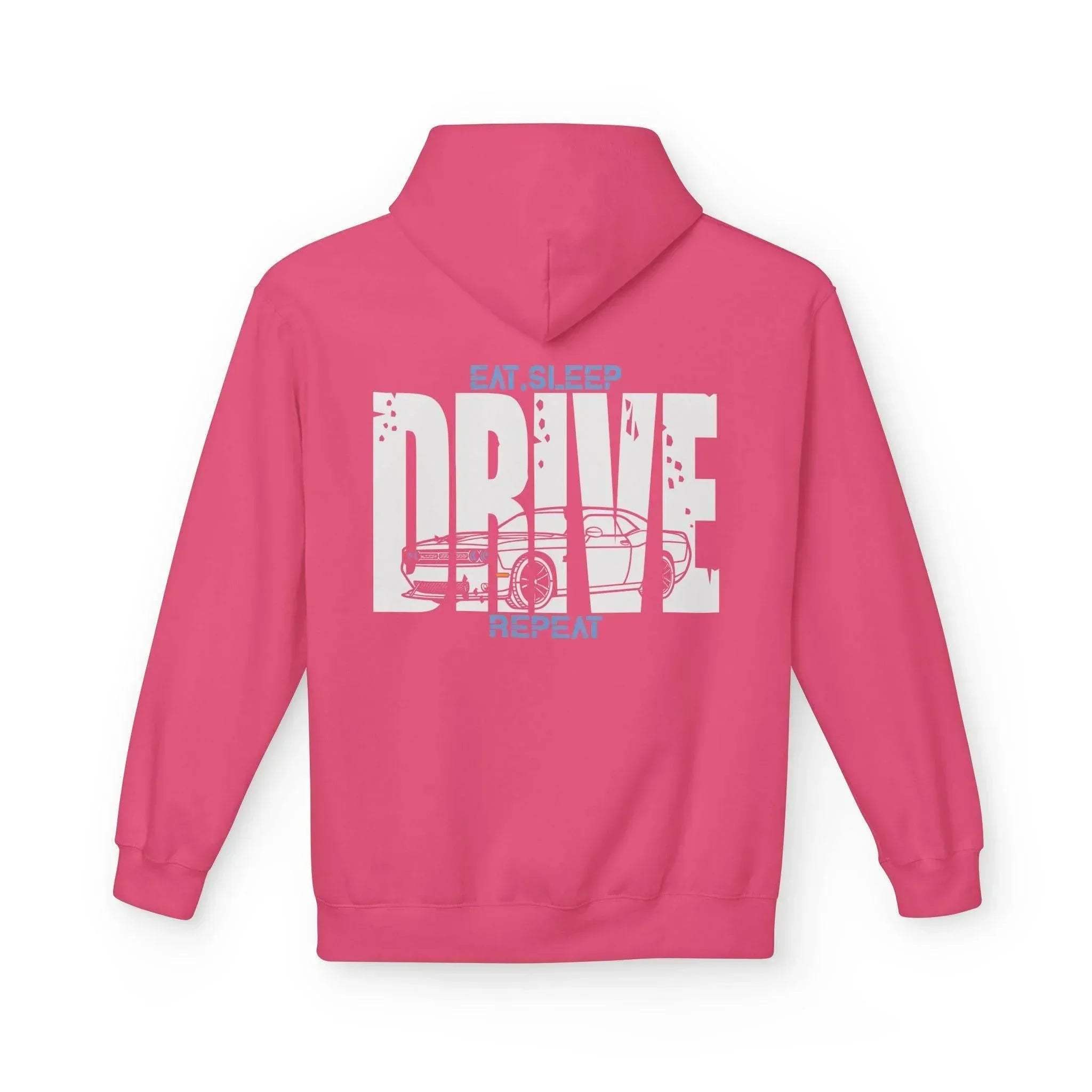 Dodge Challenger DRIVE Cozy Fleece Hoodie for Car Enthusiasts
