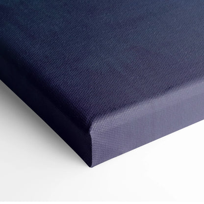Dark navy blue canvas with textured woven fabric and raised edges in koenigsegg jesko inspired automotive wall art