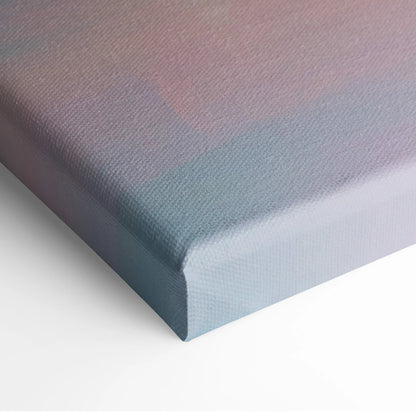 McLaren P1 inspired car wall art canvas print with soft gradient textured surface from muted pink to cool blue