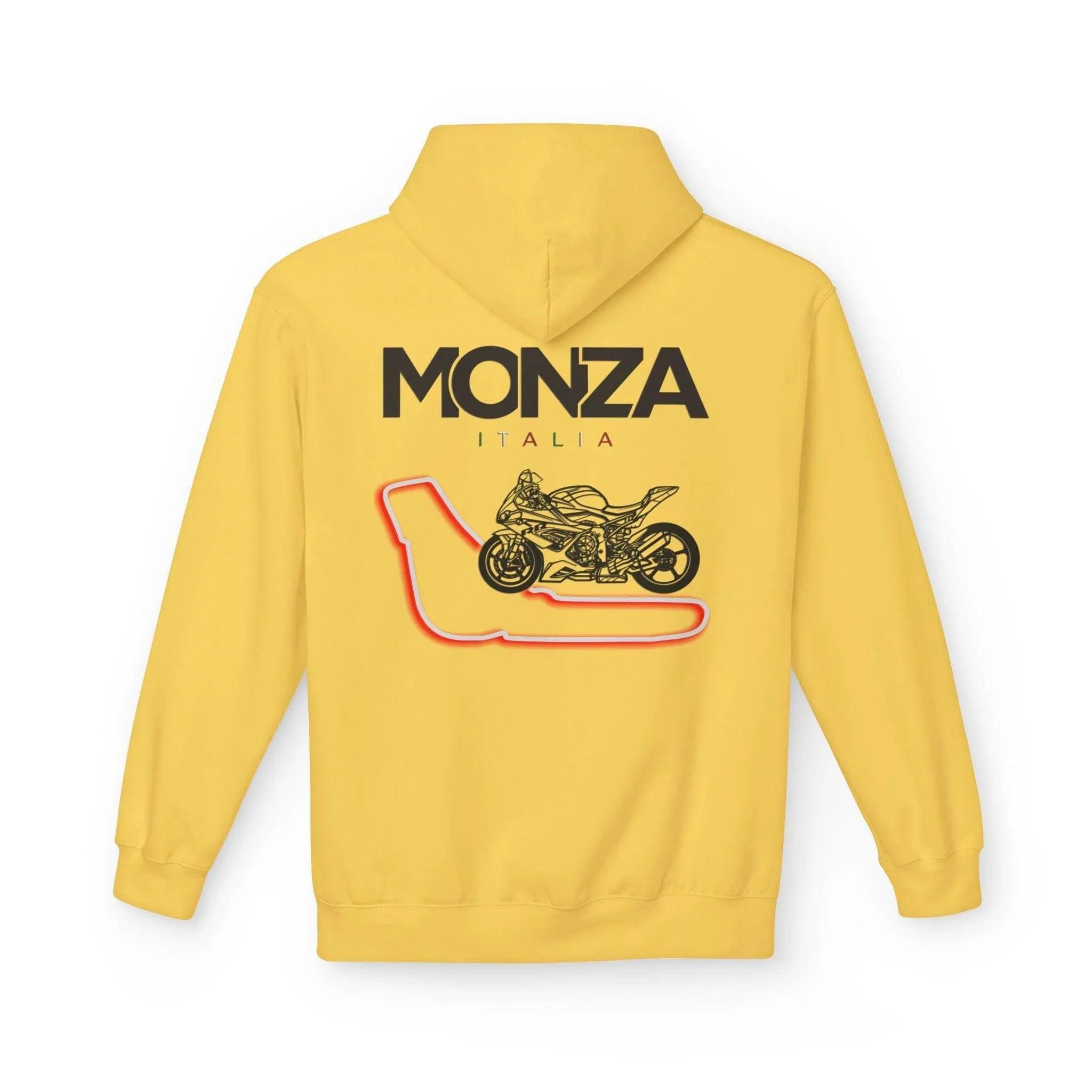 BMW Inspired S1000RR Monza Italia Fleece Hoodie Red Edition for Riders