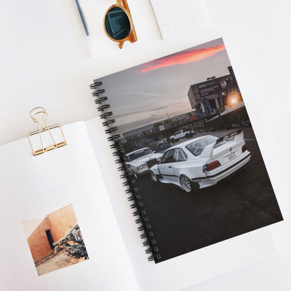 BMW E36 M3 Automotive Spiral Notebook #003 - Throttle Designs