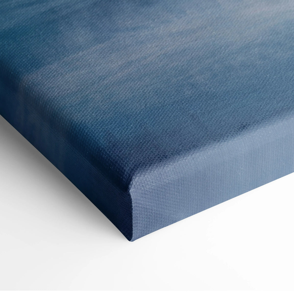 Deep blue woven canvas with textured surface and raised edges in lamborghini aventador inspired supercar wall art print