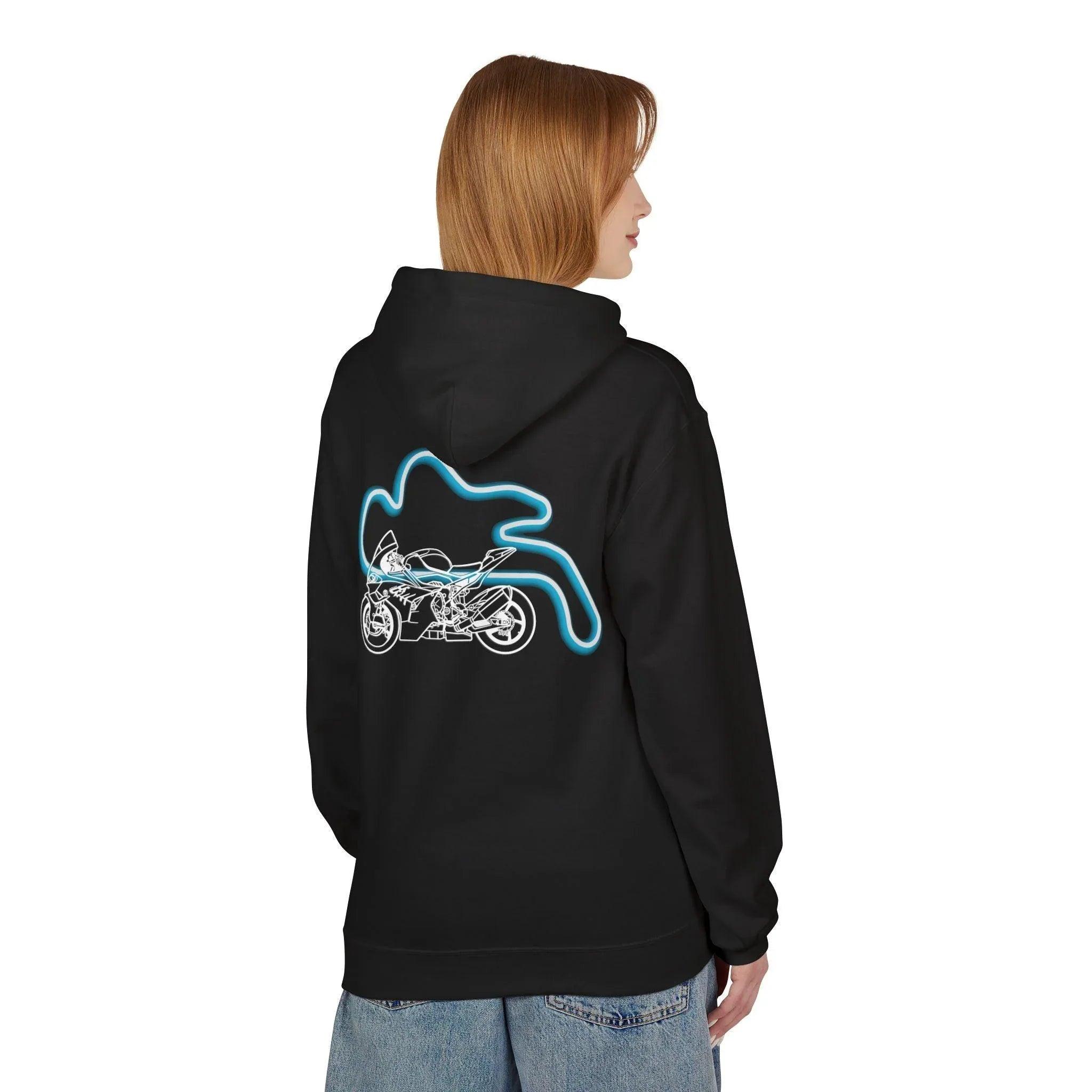 BMW Inspired M1000RR Fleece Hoodie Comfort and Style for Motorsport Enthusiasts