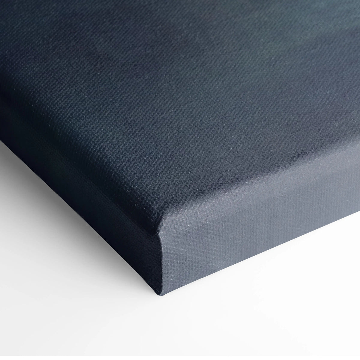 Dark navy canvas car wall art with textured woven surface and raised edges inspired by lamborghini gallardo track edition