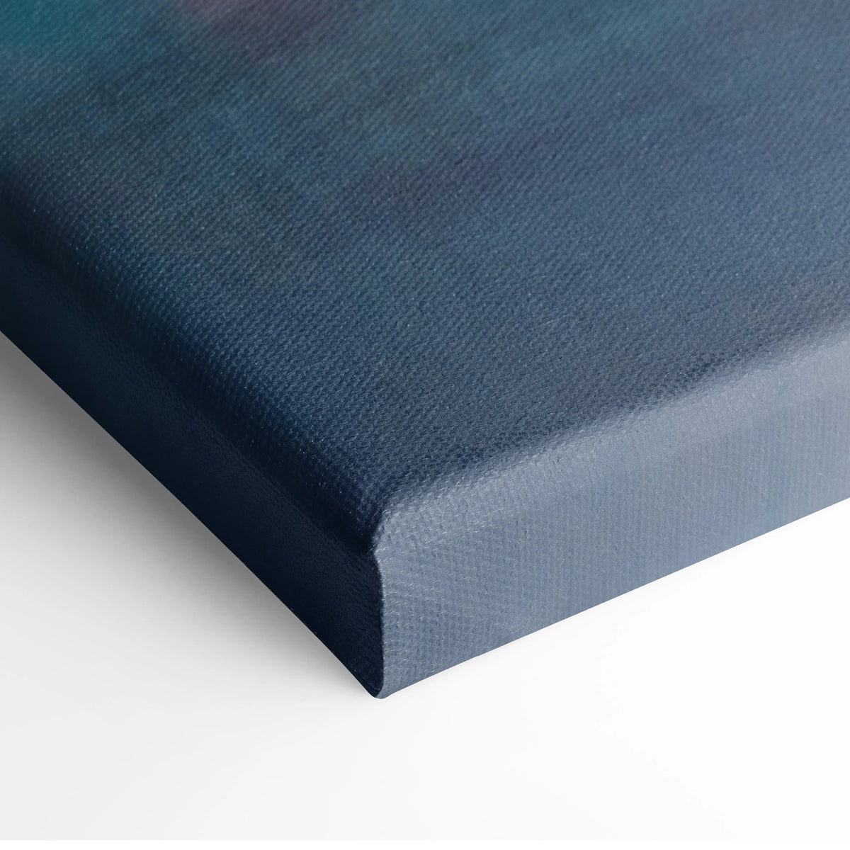 Dark blue canvas with textured woven surface and slightly raised edges in lamborghini veneno inspired supercar wall art