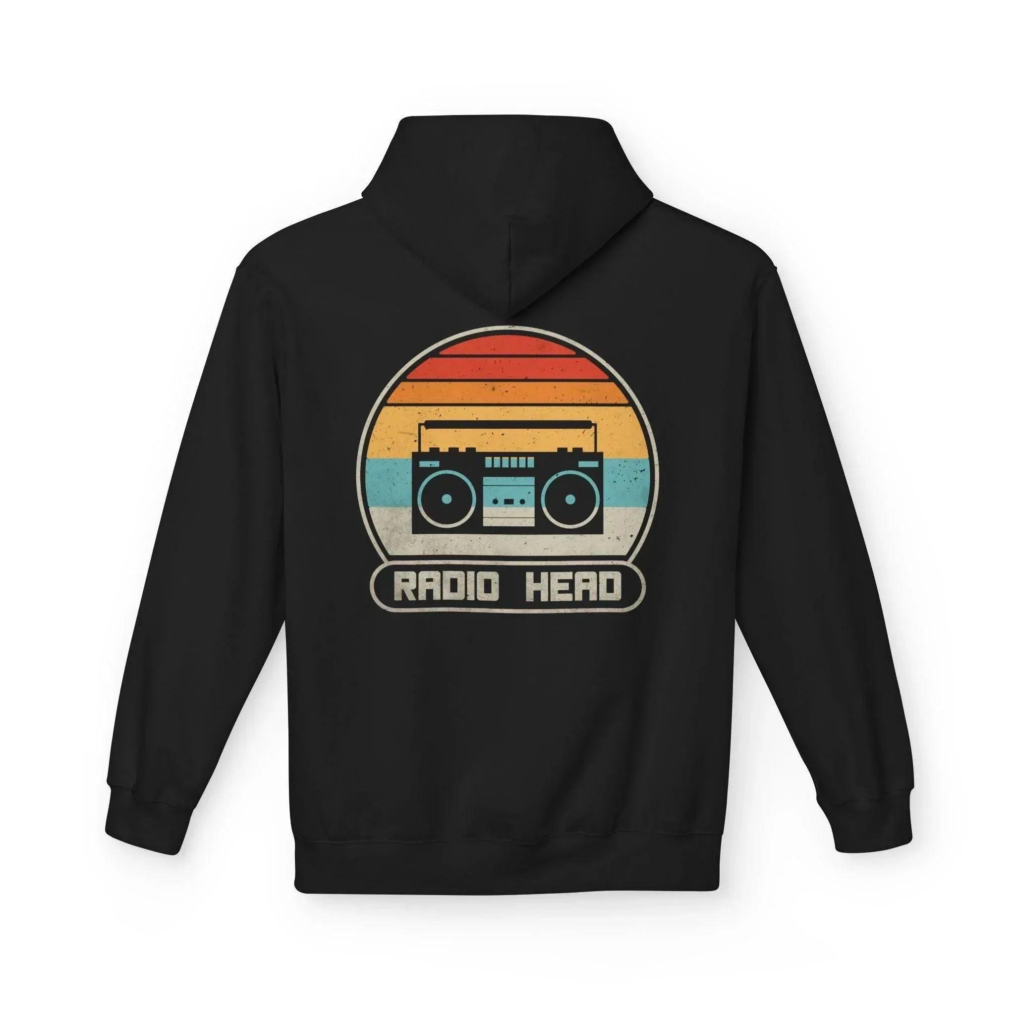 Cozy Vibes Radio Head Fleece Pullover Hoodie