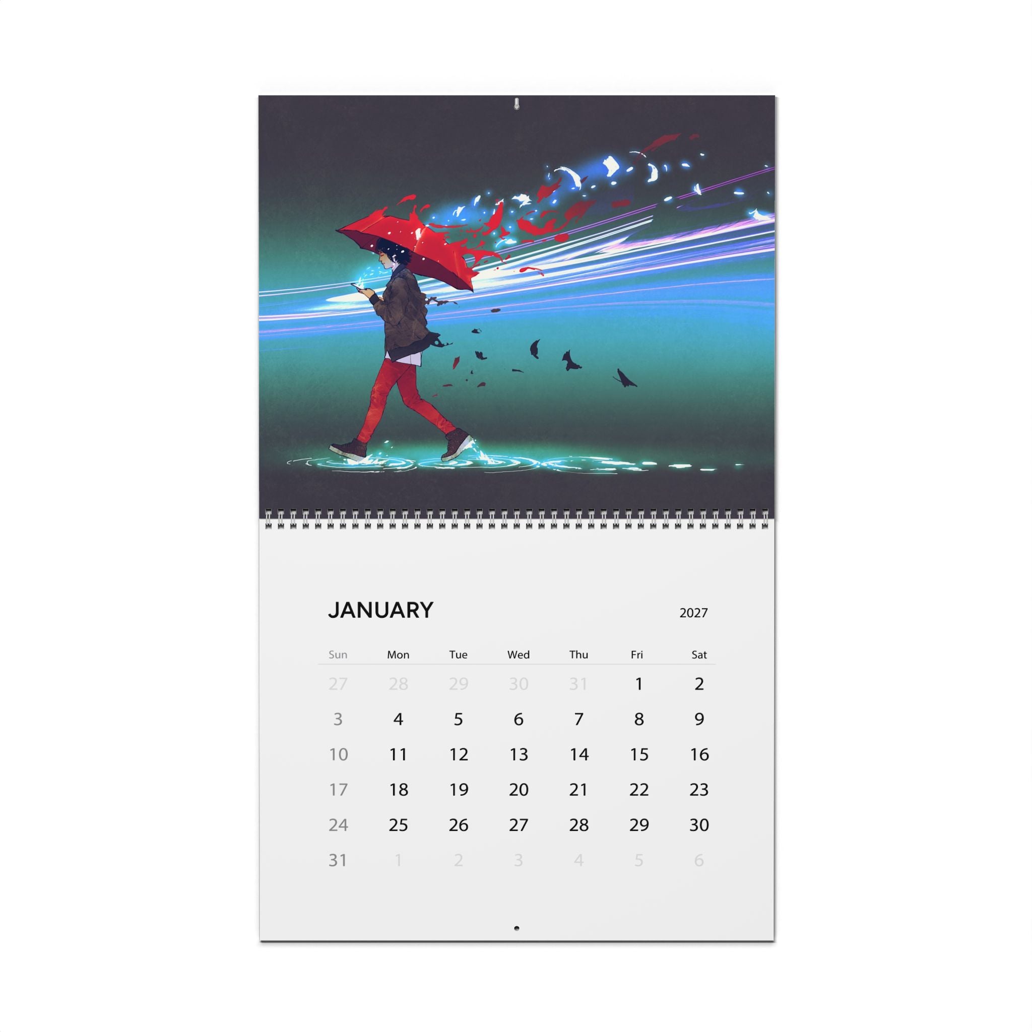 2027 Contemporary Art Calendar – Creative Abstract Artwork, Bold Designs & Decorative Art Collection