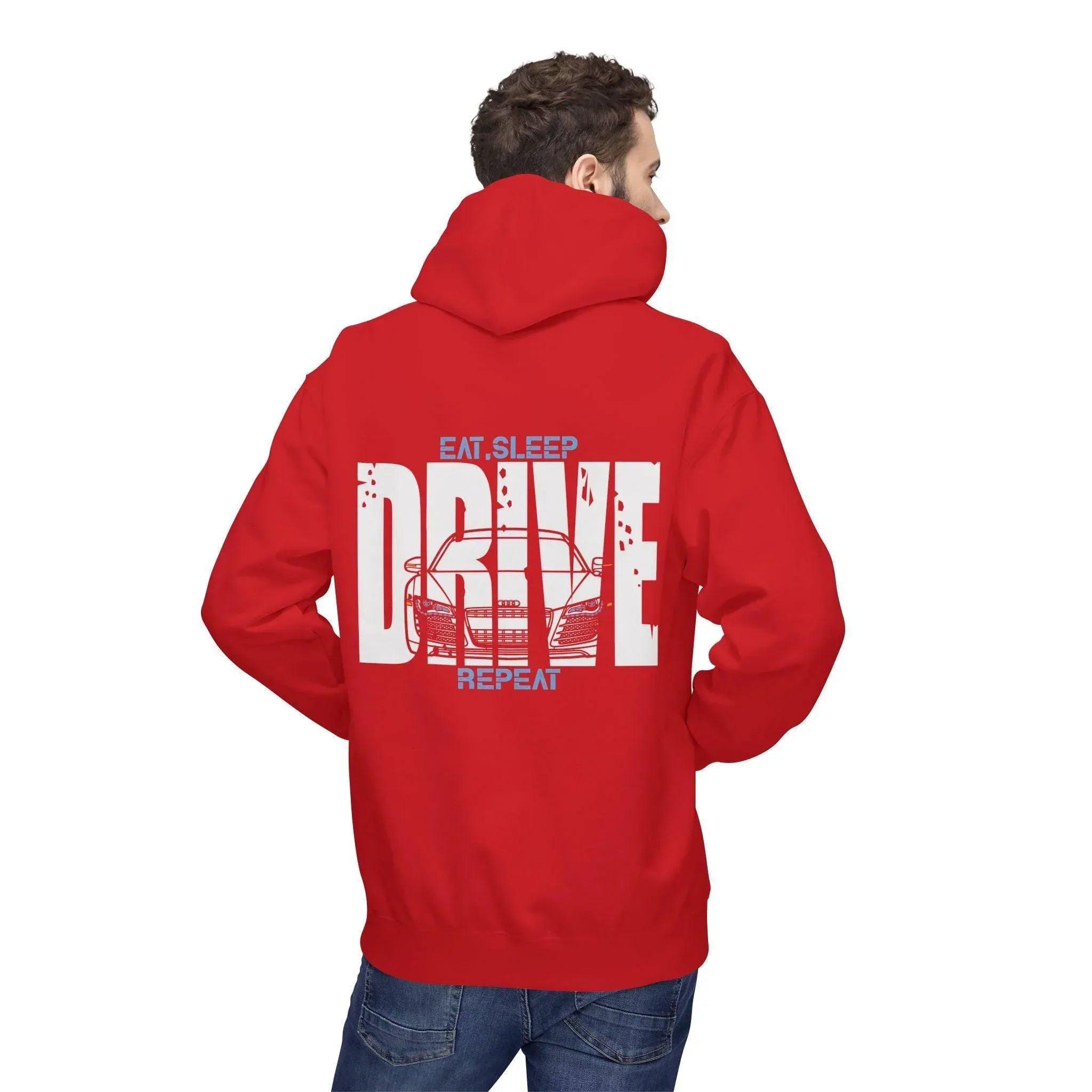 Audi R8 DRIVE Fleece Hoodie - Premium Comfort & Style for Enthusiasts