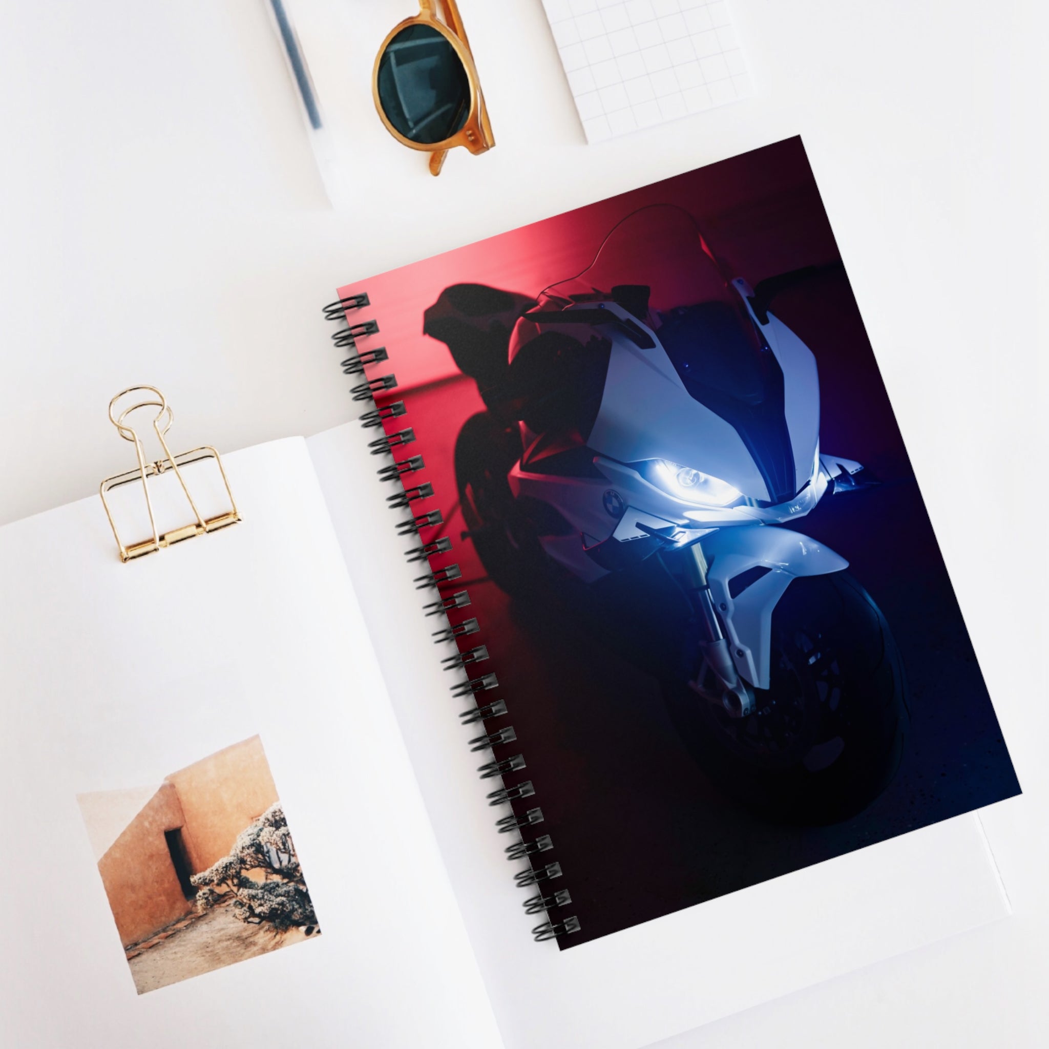 BMW S1000RR Motorcycle Spiral Notebook #118 - Throttle Designs