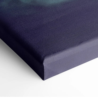 Deep navy canvas print with textured woven surface and raised edges mercedes sls amg inspired automotive wall art