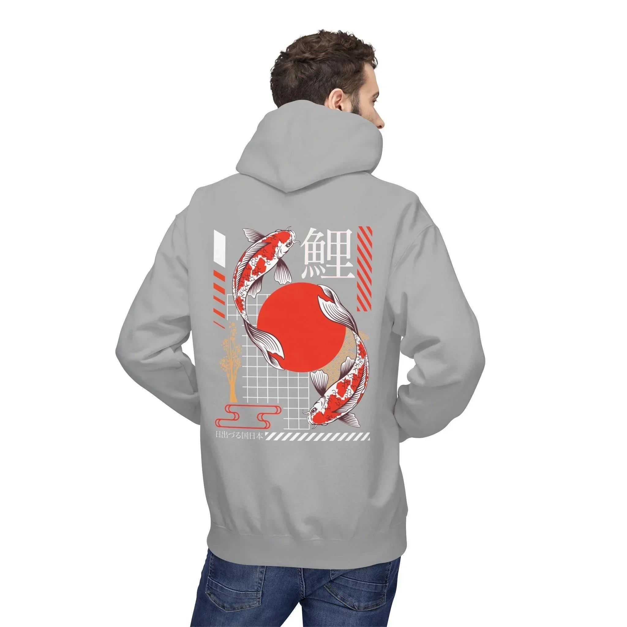 Koi Fish Streetwear Fleece Hoodie - Ultimate Comfort Meets Stylish Design