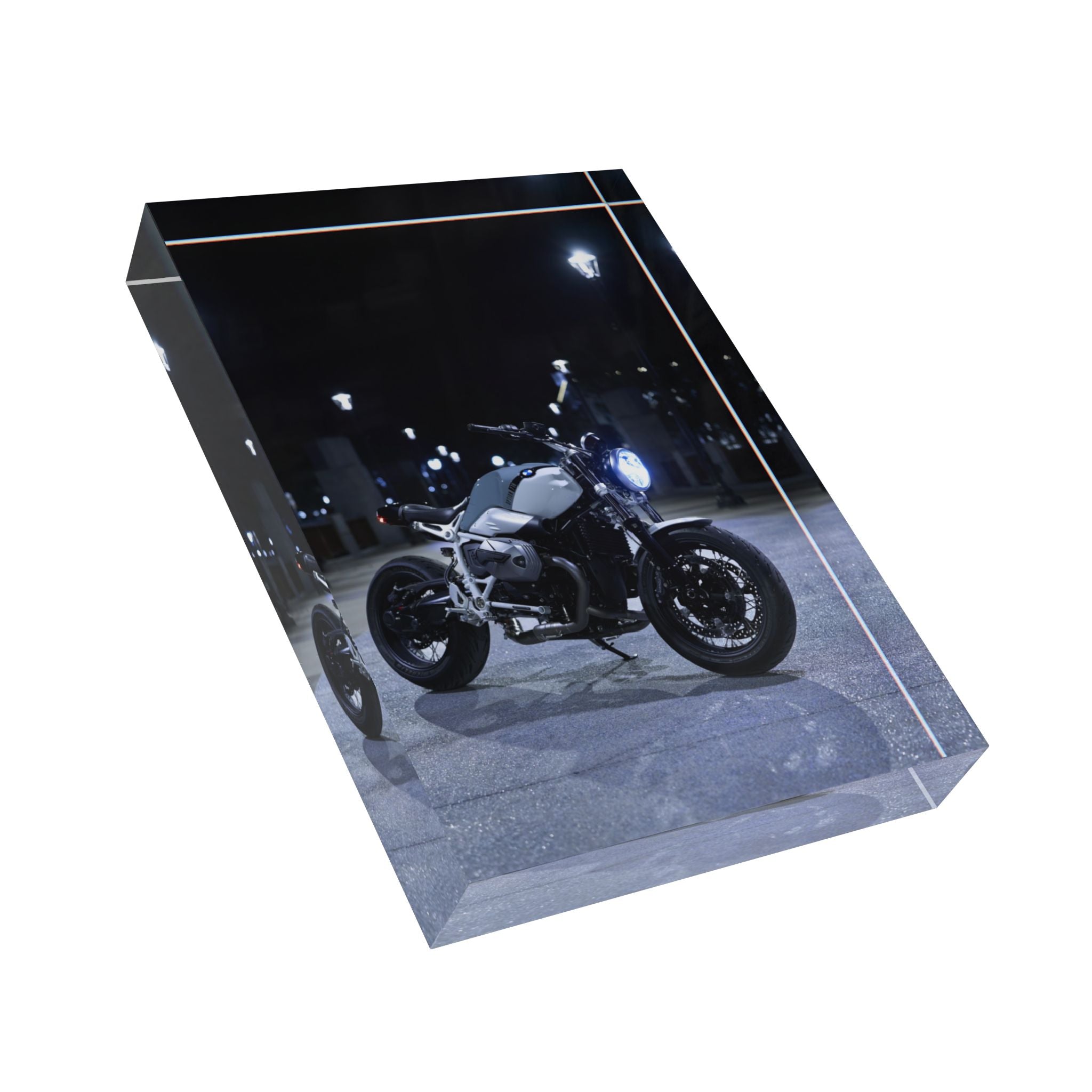 BMW R Nine T Motorcycle Acrylic Photo Block #004 - Throttle Designs