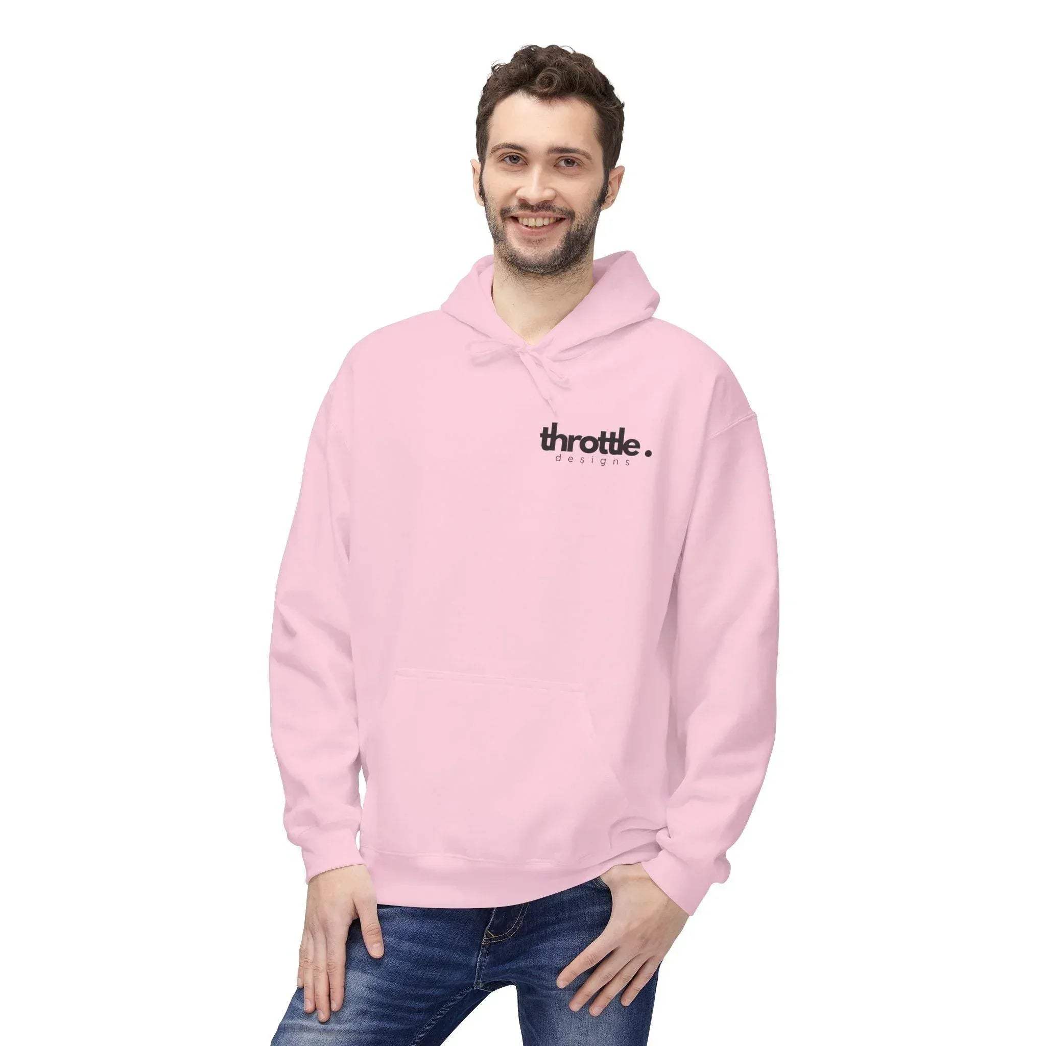 Throttle Designs Ultimate Comfort Fleece Hoodie - Small Logo
