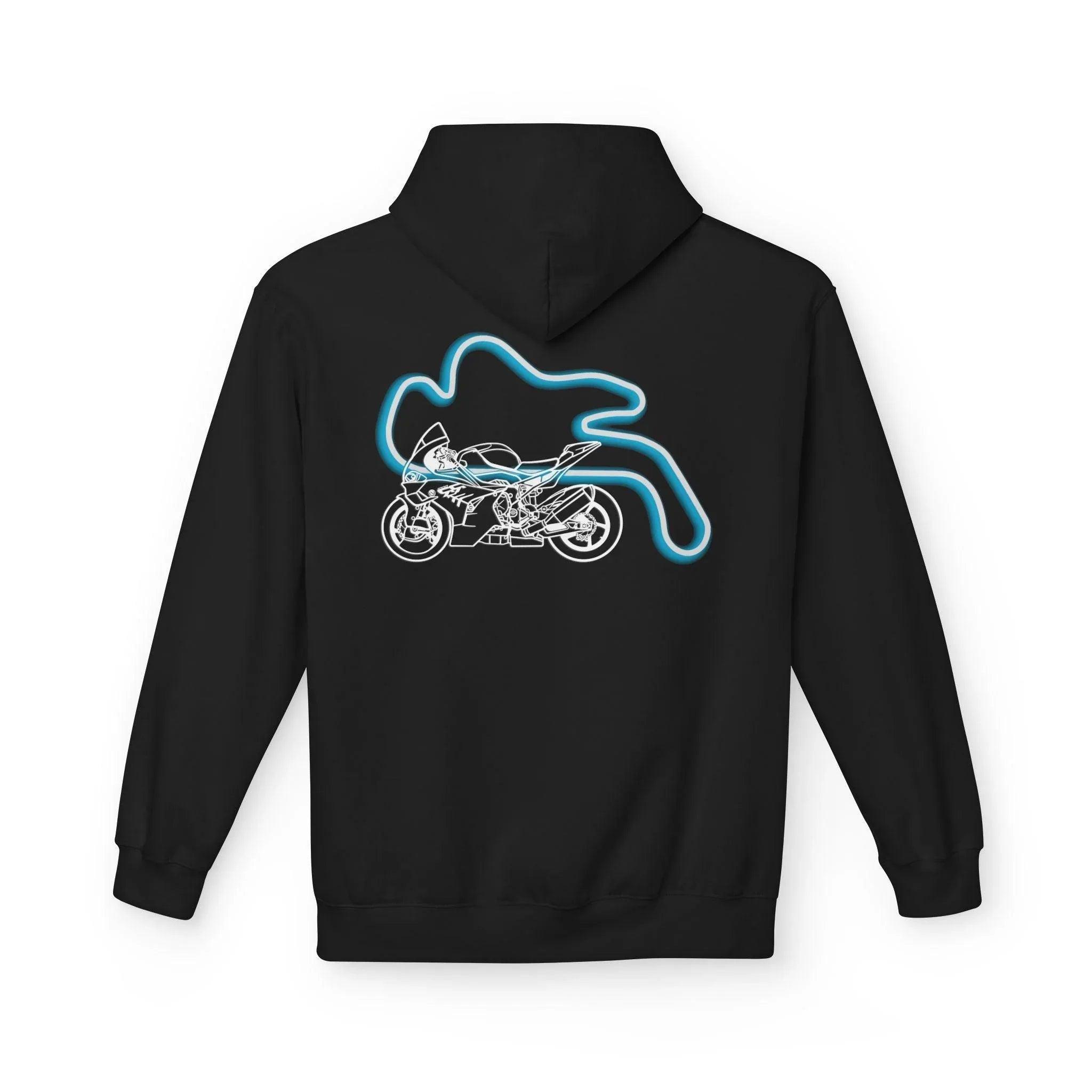 BMW Inspired M1000RR Fleece Hoodie Comfort and Style for Motorsport Enthusiasts