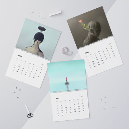 2027 Contemporary Art Calendar – Creative Abstract Artwork, Bold Designs & Decorative Art Collection