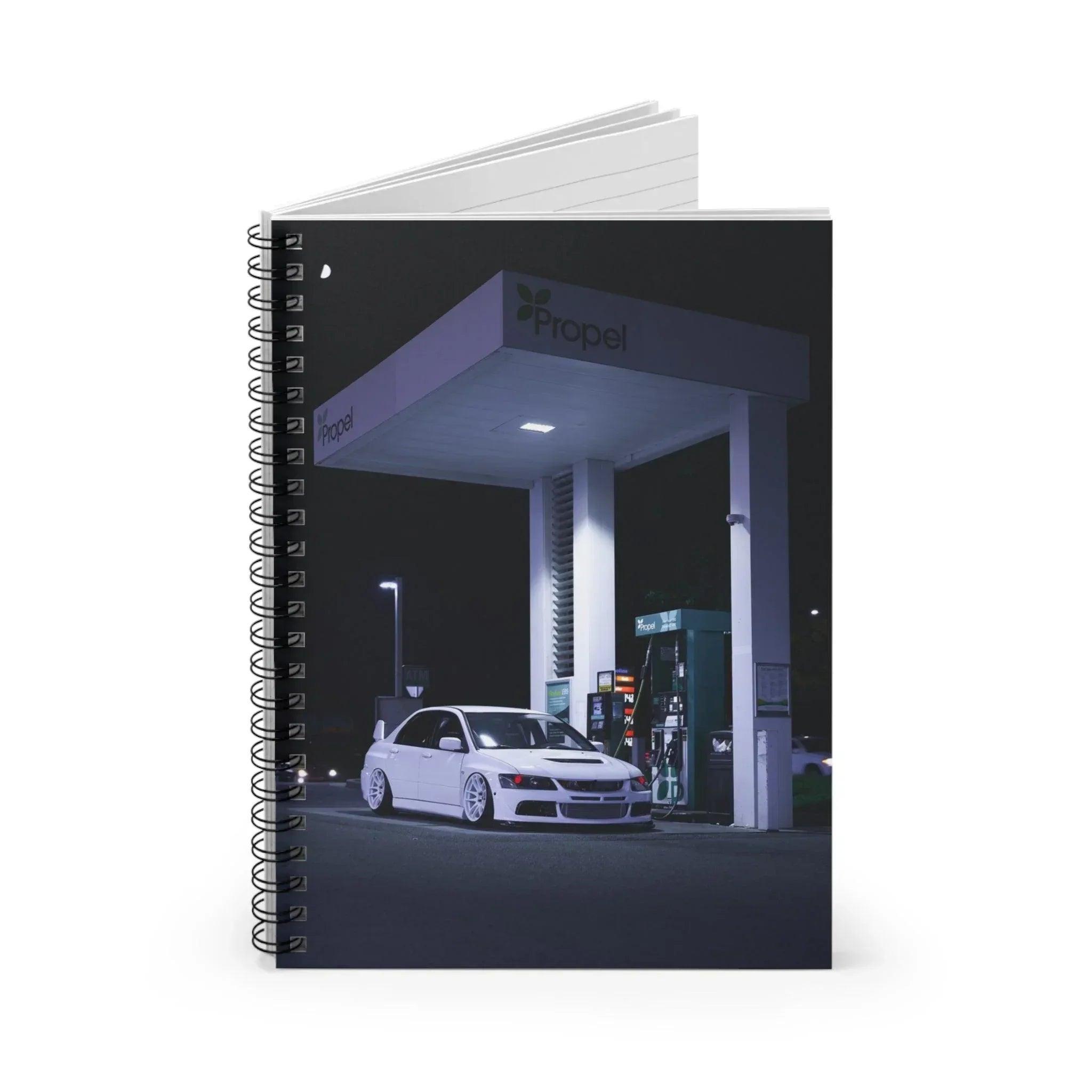 Mitsubishi Evo 8 Automotive Spiral Notebook #010 - Throttle Designs