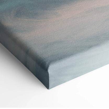 Lamborghini gallardo inspired car wall art canvas painting print with textured fabric in muted blue and gray gradient