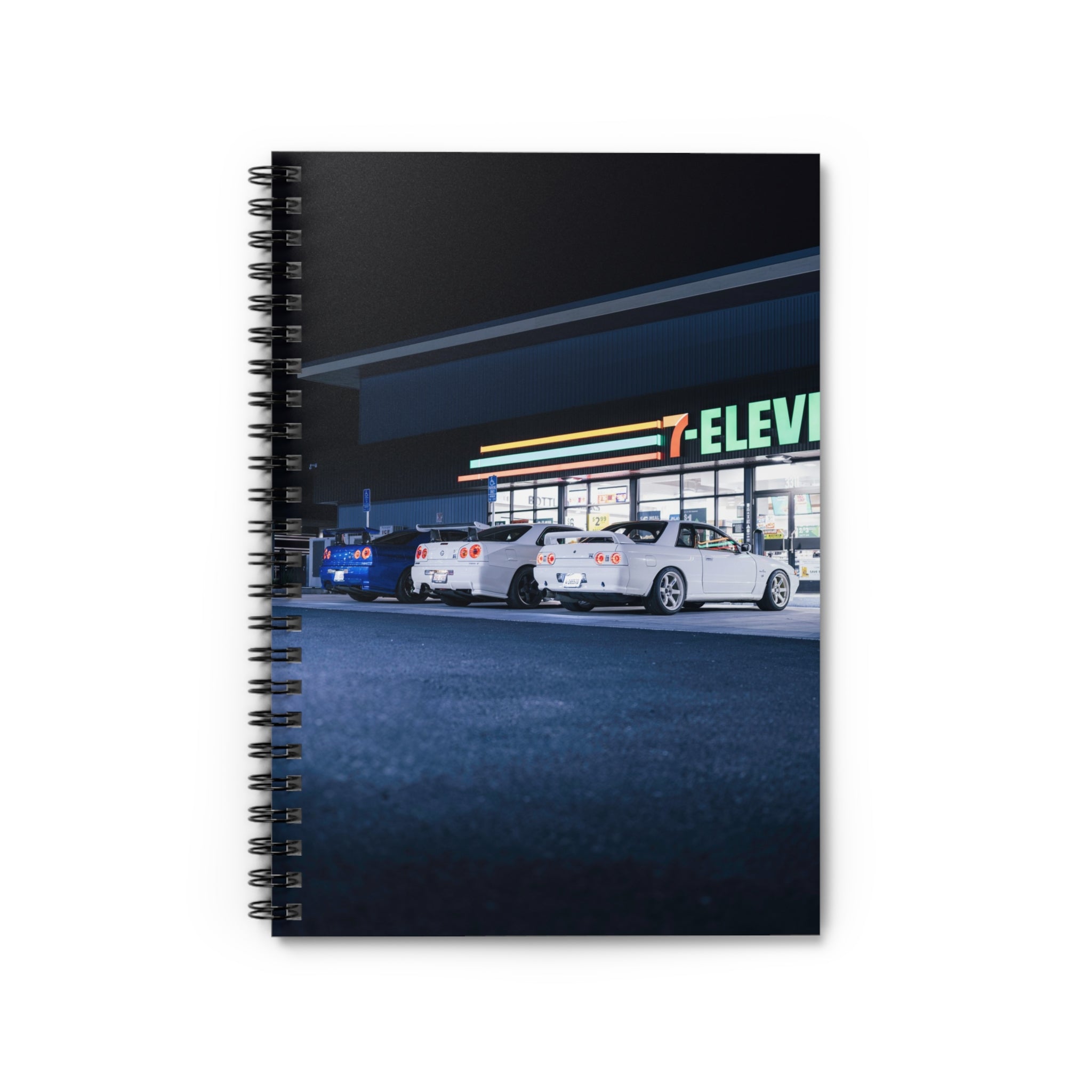 Nissan GTR R34 and R32 Automotive Spiral Notebook #002 - Throttle Designs