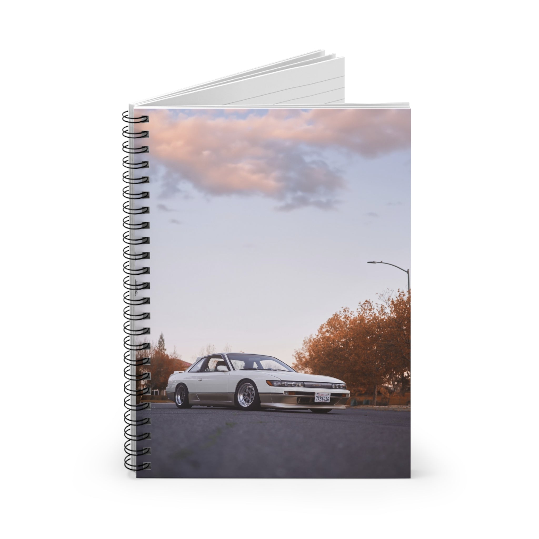 Nissan 240sx S13 Silvia Automotive Spiral Notebook #006 - Throttle Designs