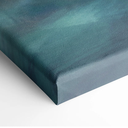 Pagani zonda r inspired luxury supercar canvas print with teal gradient textured surface and visible weave