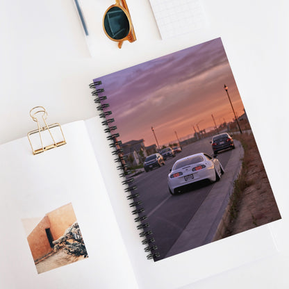 Toyota Supra Mk4 Automotive Spiral Notebook #018 - Throttle Designs