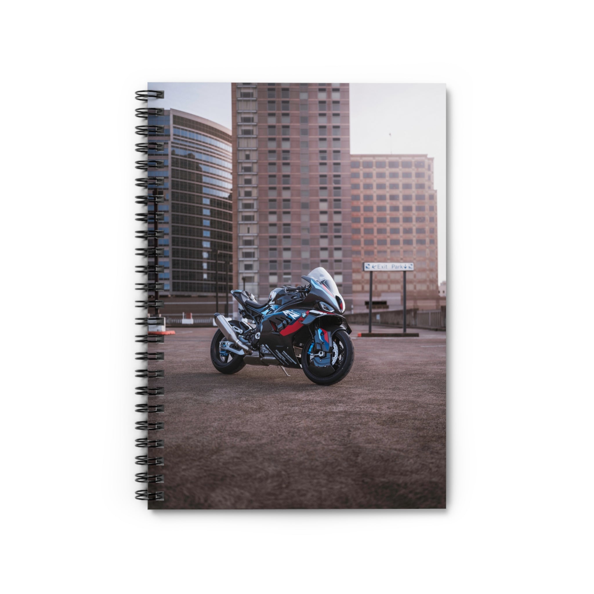 BMW M1000RR Motorcycle Spiral Notebook #010 - Throttle Designs