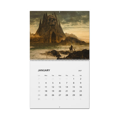 2027 Fantasy Art Wall Calendar – Mystical Characters, Imaginative Worlds & Scenic Artwork