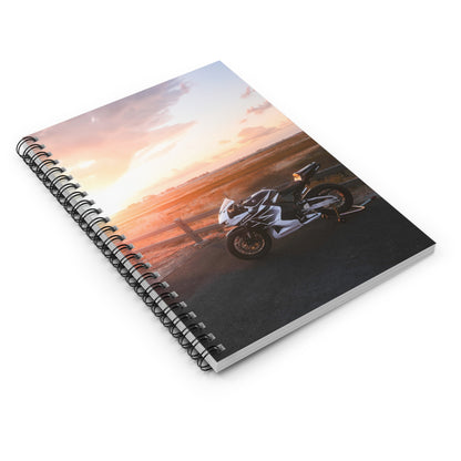 Honda CBR600RR Motorcycle Spiral Notebook #001 - Throttle Designs