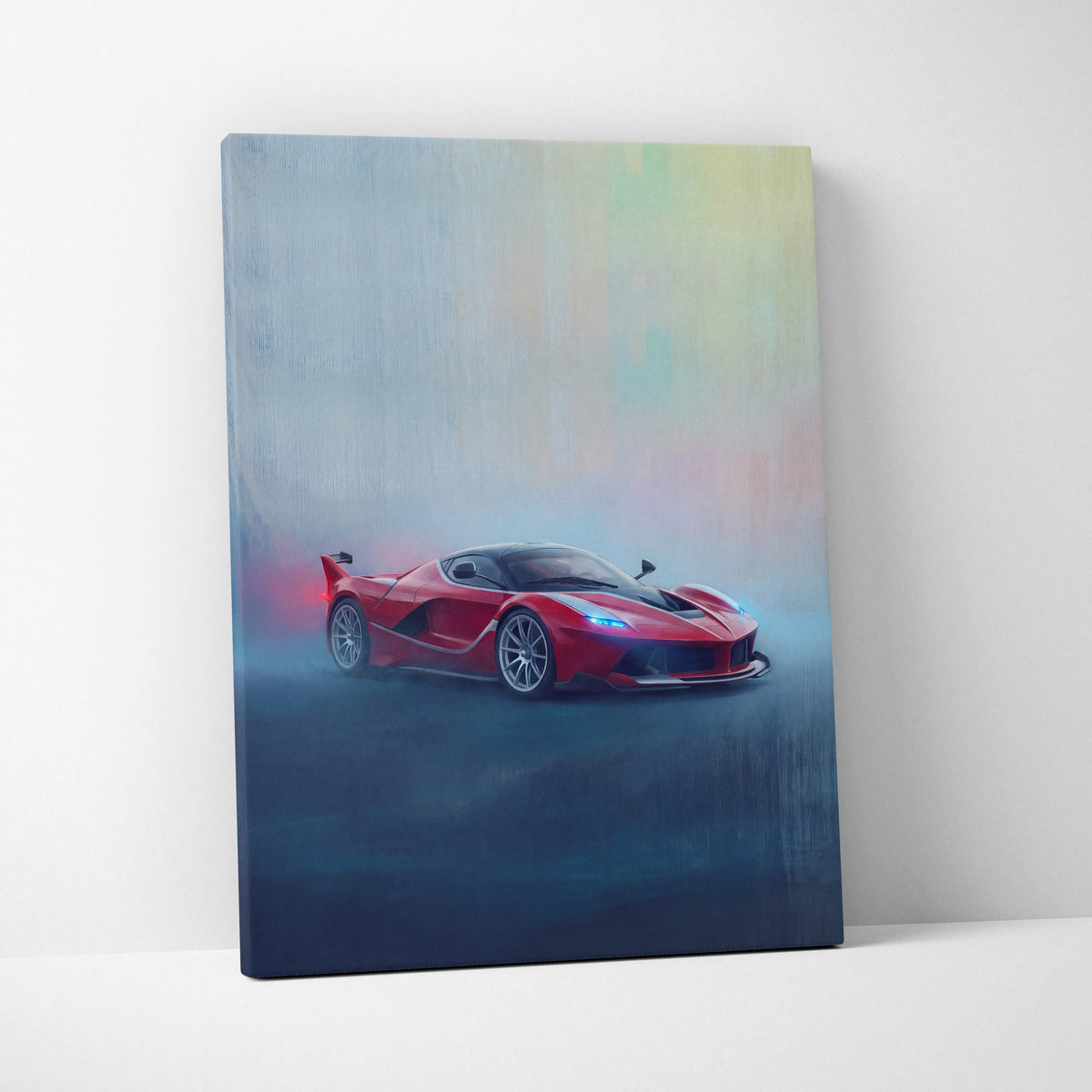 Ferrari FXX K Inspired Canvas Art - Premium Automotive Wall Decor