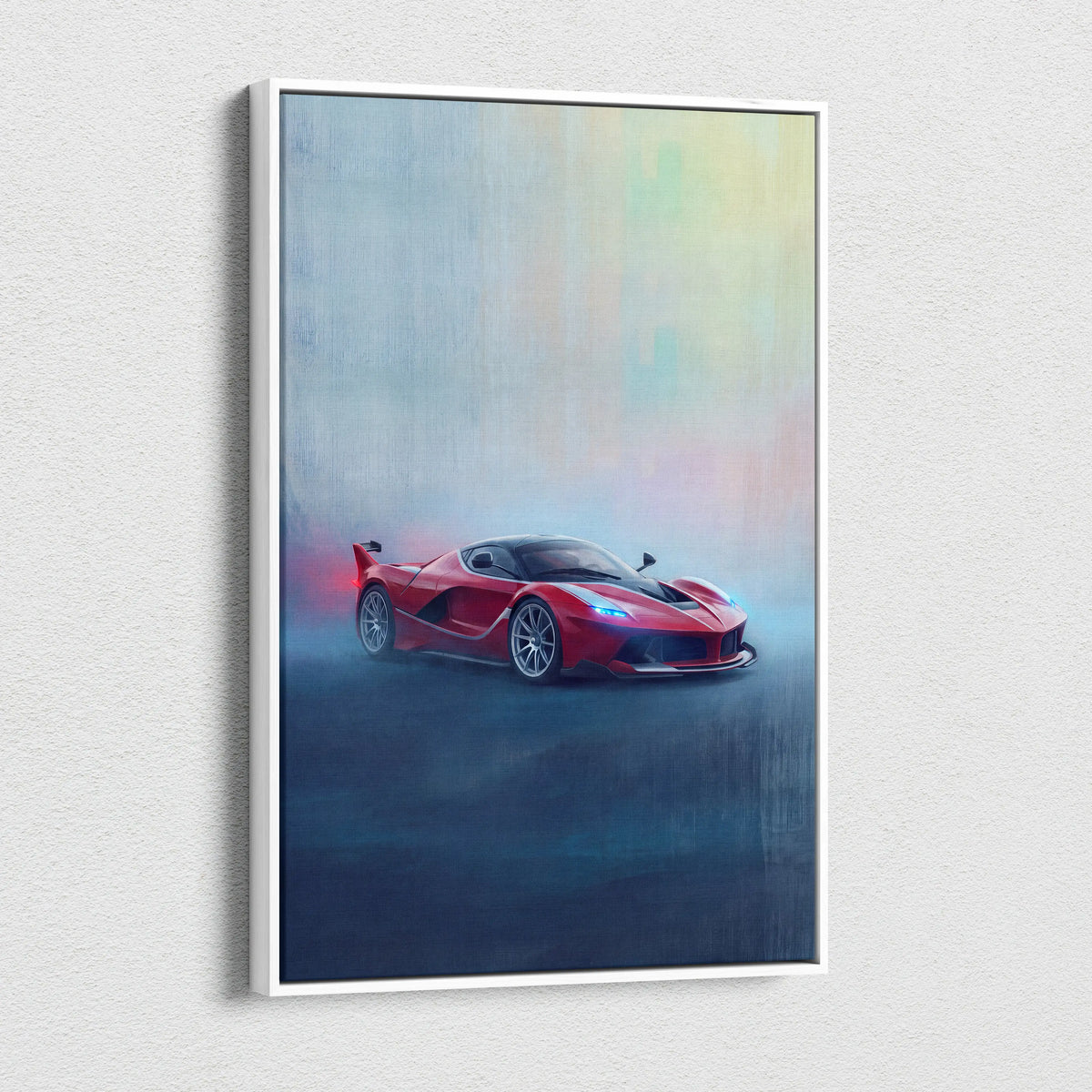 Ferrari FXX K Inspired Canvas Art - Premium Automotive Wall Decor