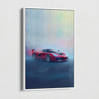 Ferrari FXX K Inspired Canvas Art - Premium Automotive Wall Decor