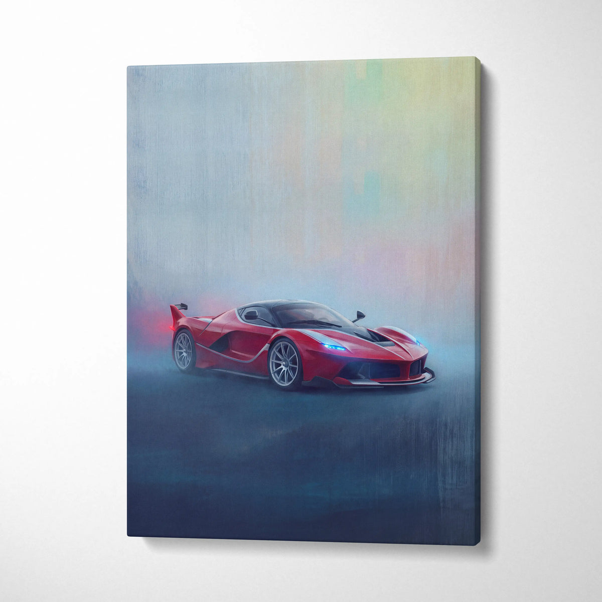 Ferrari FXX K Inspired Canvas Art - Premium Automotive Wall Decor