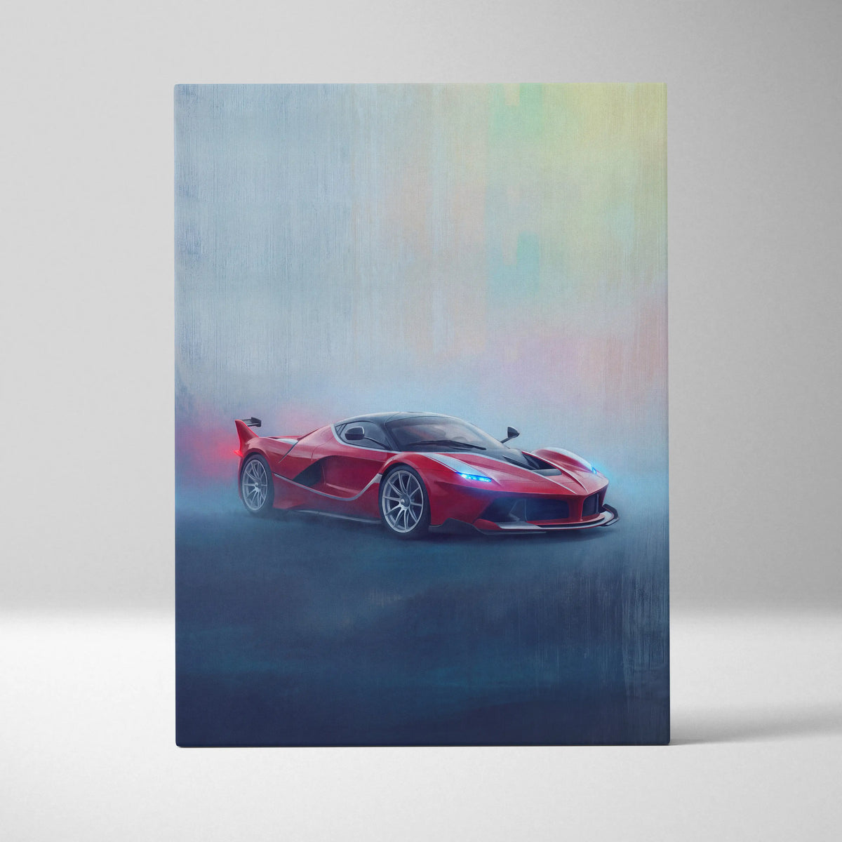 Ferrari FXX K Inspired Canvas Art - Premium Automotive Wall Decor