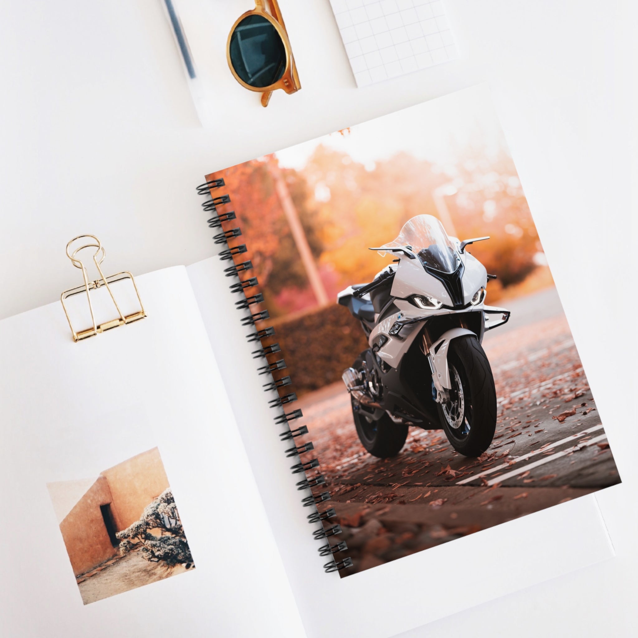 BMW S1000RR Motorcycle Spiral Notebook #028 - Throttle Designs