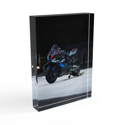 BMW M1000RR Motorcycle Acrylic Photo Block #002 - Throttle Designs