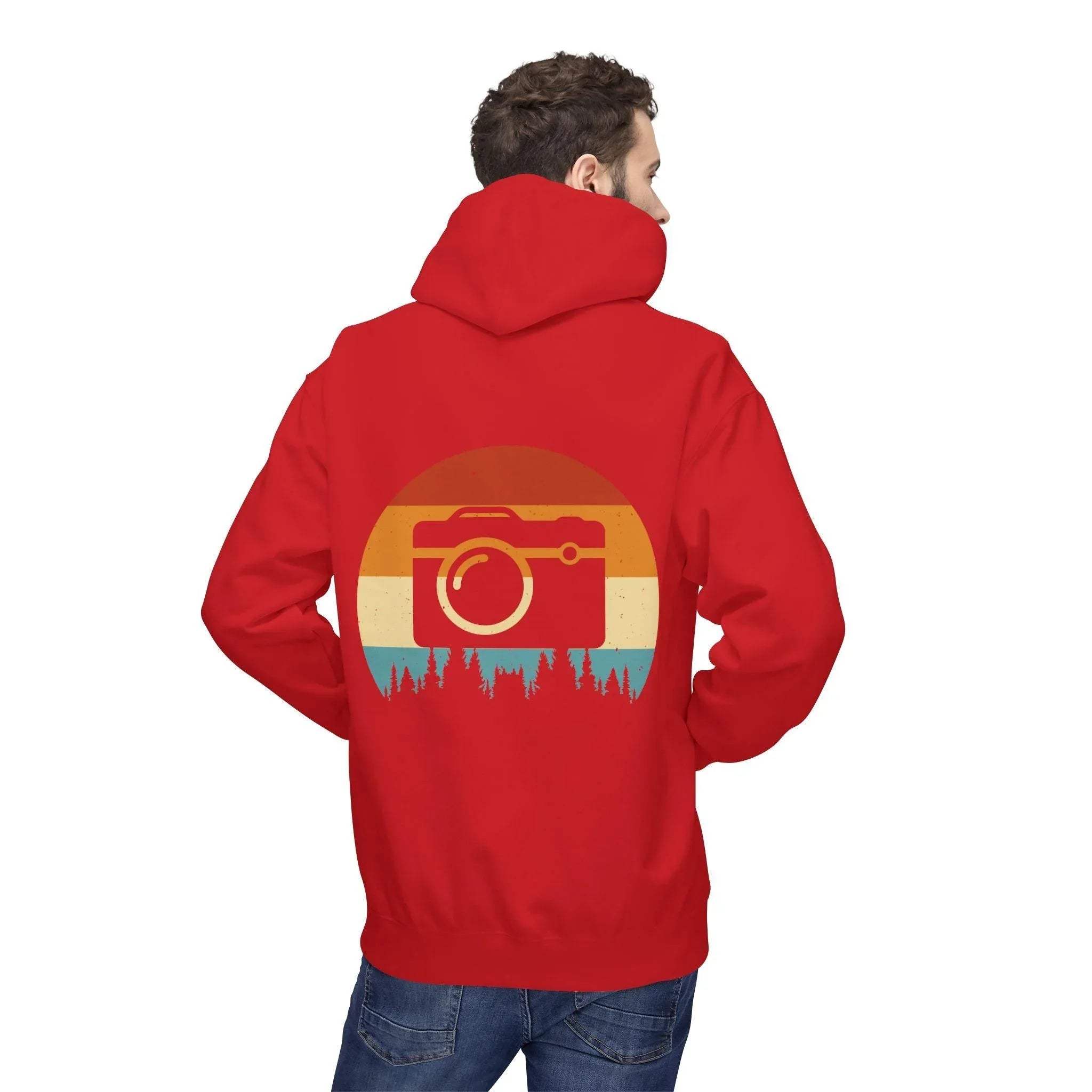 Retro Camera Fleece Hoodie - Premium Comfort & Style for Every Occasion