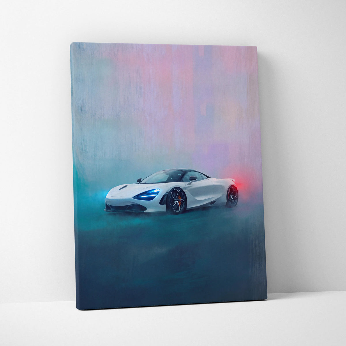McLaren 720S Inspired Canvas Art - Premium Automotive Wall Decor