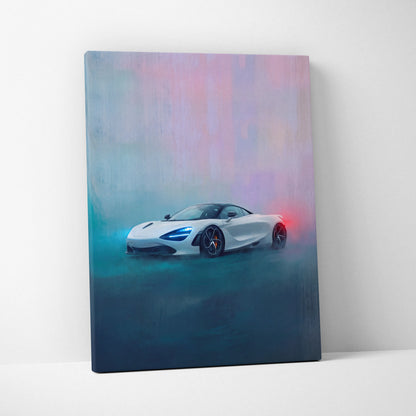 McLaren 720S Inspired Canvas Art - Premium Automotive Wall Decor