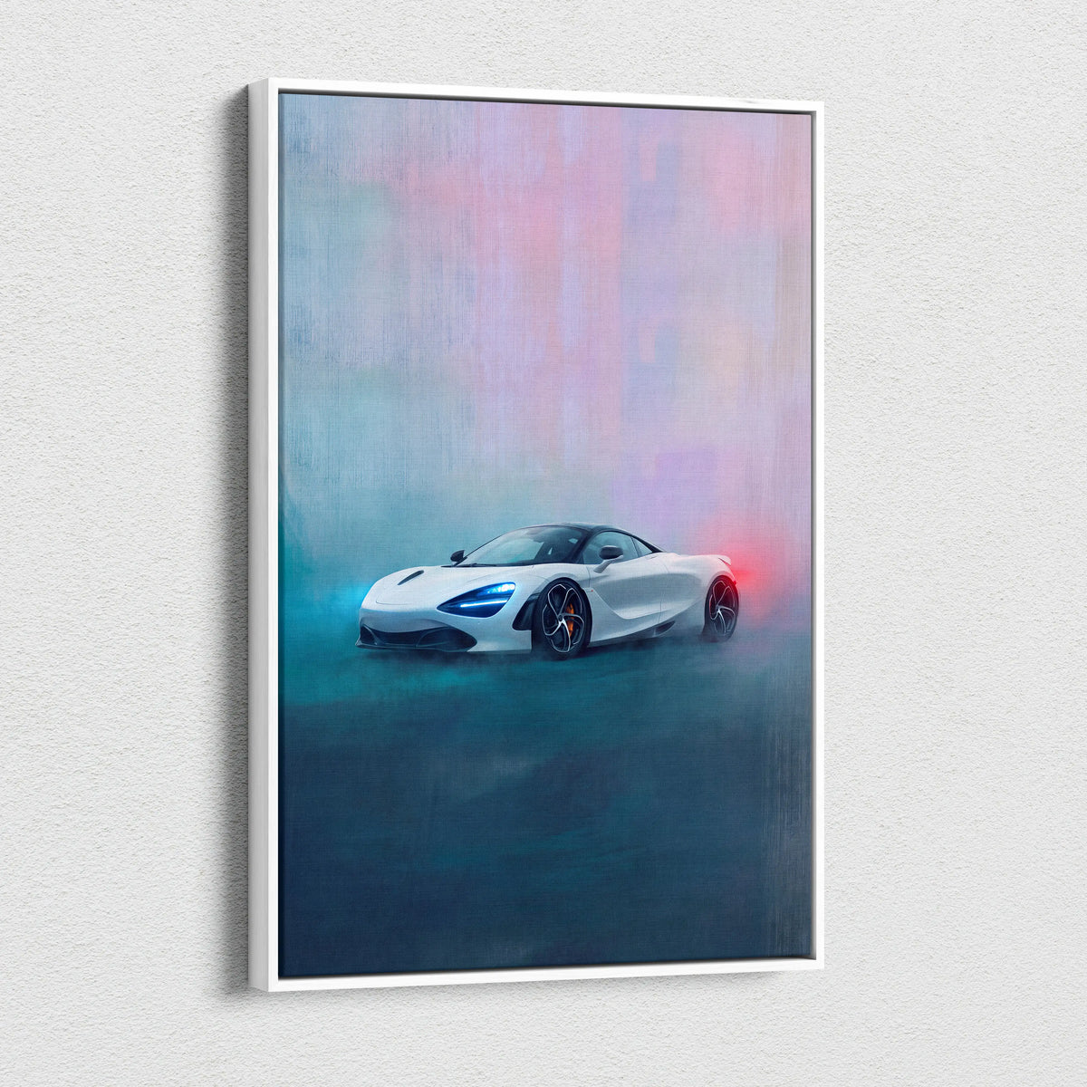 McLaren 720S Inspired Canvas Art - Premium Automotive Wall Decor